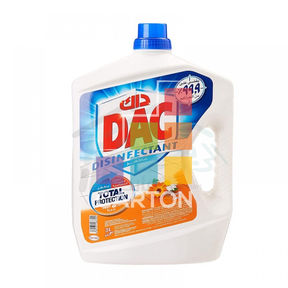 DAC DISINFECTANT FLORAL 3LTR